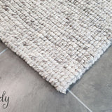Elements Luna Grey Felted Wool Rug