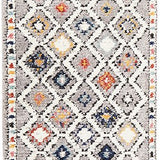 Morocco Grey Bohemian Tribal Hallway Runner