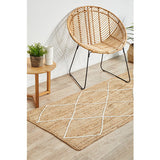 Nyla Natural Diamond Pattern Jute Rug
