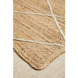 Nyla Natural Diamond Pattern Jute Rug