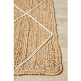 Nyla Natural Diamond Pattern Jute Rug
