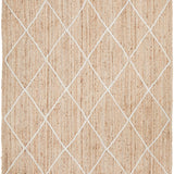 Nyla Natural Diamond Pattern Jute Rug