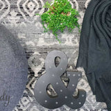 Heaven Dark Grey Diamond Pattern Rug