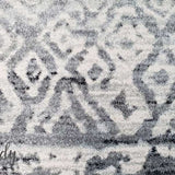 Heaven Dark Grey Diamond Pattern Rug