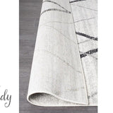 Heaven Grey Abstract Diamond Hallway Runner
