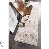 Heaven Multicolour Tribal Geometric Diamond Hallway Runner