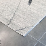 Heaven Grey Abstract Diamond Rug