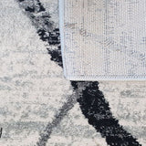 Heaven Grey Abstract Diamond Rug