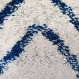 Heaven Ivory Blue Tribal Pattern Rug