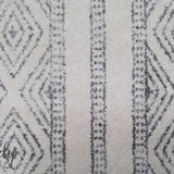 Heaven Grey Tribal Diamond Pattern Rug