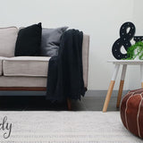 Heaven Grey Tribal Diamond Pattern Rug