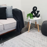 Heaven Grey Diamond Tribal Rug