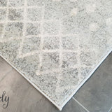 Heaven Grey Diamond Tribal Rug
