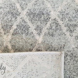 Heaven Grey Diamond Tribal Rug