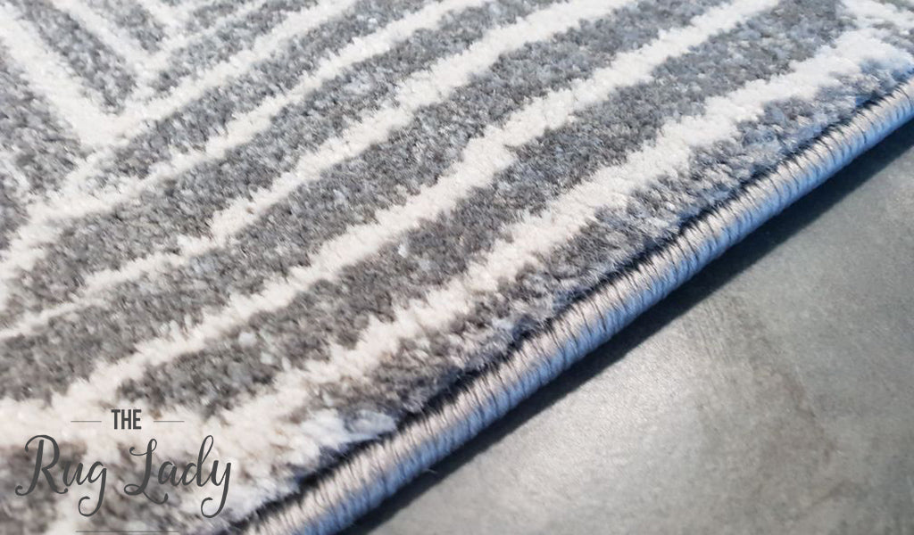 Heaven Silver Geometric Diamond Rug – The Rug Lady