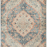 Odette Blue Medallion Vintage Rug