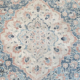 Odette Blue Medallion Vintage Rug
