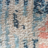 Odette Blue Medallion Vintage Rug