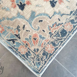 Odette Blue Medallion Vintage Rug