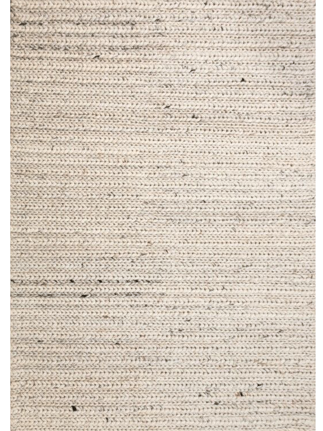 Olivia Natural Braided Pattern Wool Rug