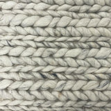 Olivia Natural Braided Pattern Wool Rug