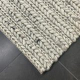 Olivia Natural Braided Pattern Wool Rug