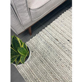 Olivia Natural Braided Pattern Wool Rug