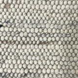 Olivia Natural Bubble Pattern Wool Rug