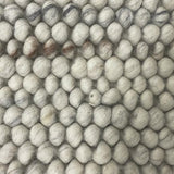Olivia Natural Bubble Pattern Wool Rug