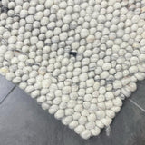Olivia Natural Bubble Pattern Wool Rug