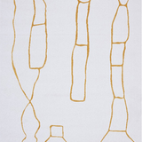 Prince Gold Contour Abstract Curves Rug