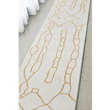 Prince Gold Contour Abstract Curves Rug
