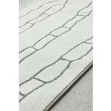 Prince Grey Contour Abstract Curves Rug
