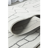 Prince Grey Contour Abstract Curves Rug