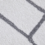 Prince Grey Contour Abstract Curves Rug