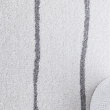 Prince Grey Contour Abstract Curves Rug