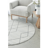 Prince Grey Tribal Diamond Rug