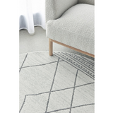 Prince Grey Tribal Diamond Rug
