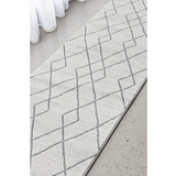 Prince Grey Tribal Diamond Rug