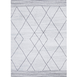 Prince Grey Tribal Diamond Rug