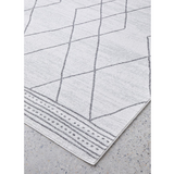 Prince Grey Tribal Diamond Rug