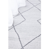 Prince Grey Tribal Diamond Rug