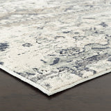 Grace Blue Faded Wash Transitional Rug