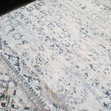 Grace Blue Faded Wash Transitional Rug