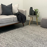 Parker Textured Dark Grey Rug