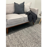 Parker Textured Dark Grey Rug