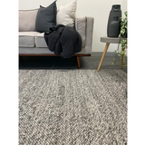 Parker Textured Dark Grey Rug