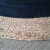 Polo Black Jute Round