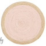 Polo Pink Jute Round
