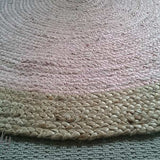 Polo Pink Jute Round